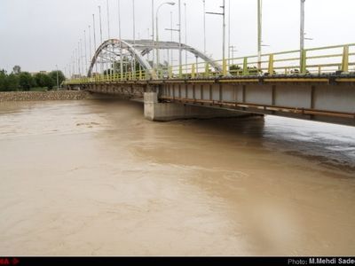 رودخانه زهره بندر هندیجان سیراب شد+ عکس