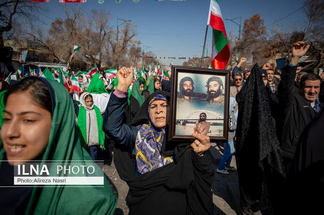 راهپیمایی بیست و دوم بهمن ۱۴۰۲ در قزوین