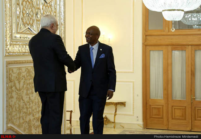 دیدار وزیر امور خارجه بروندی با محمدجواد ظریف وزیر امور خارجه کشورما