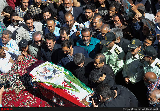 مراسم تشییع پیکر حمید سبزواری 