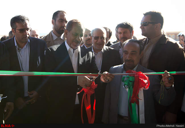 افتتاح کارخانه فولاد کویر دامغان باحضور معاون اول رئیس جمهور 