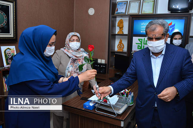 بازدید استاندار قزوین از خبرگزاری ایلنا مرکز قزوین