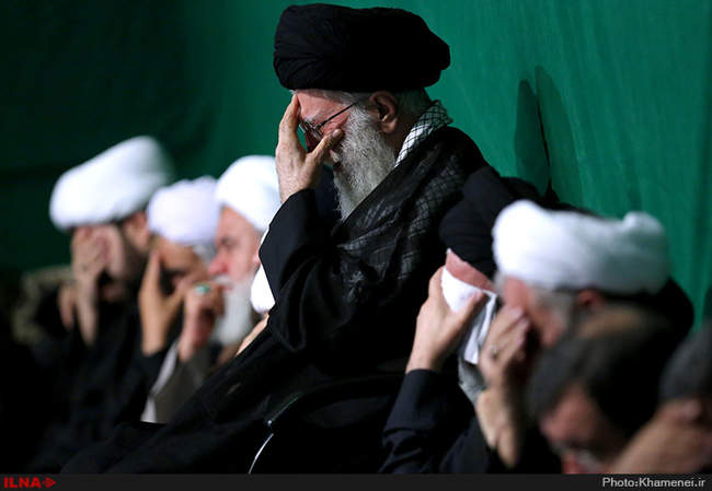 اولین شب عزاداری ایام محرم در حسینیه امام خمینی