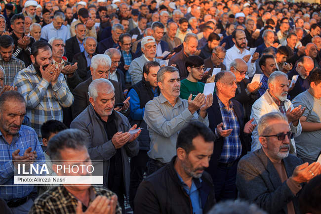 اقامه نماز باران در قزوین 