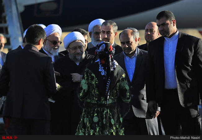 ورود رییس قوه قضاییه به استان ایلام