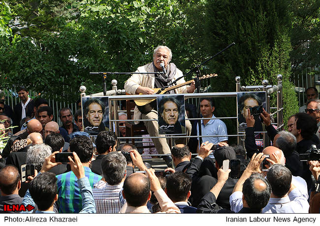 مراسم تشییع پیکر مصطفی عبداللهی