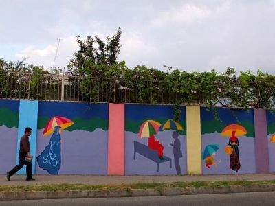ساخت یک اثر محیط شهری و برگزاری کارگاه برای هنردوستان مشهدی