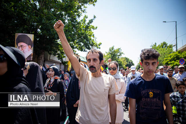 راهپیمایی جمعه خشم و نصر در قزوین
