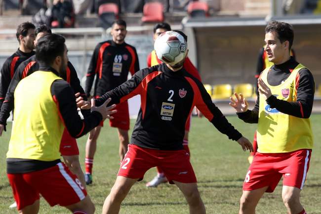 گزارش تصویری تمرین پرسپولیس پیش از دیدار با استقلال خوزستان