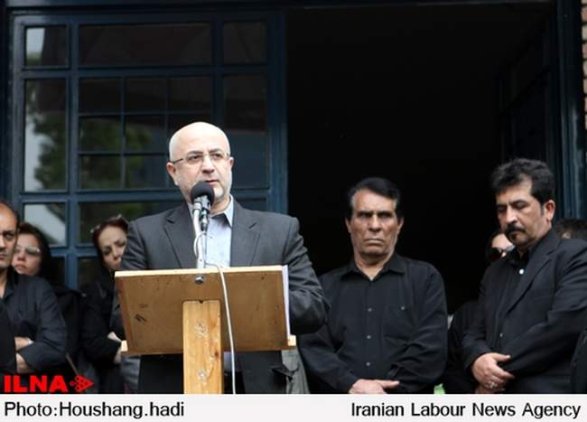 تشییع پیکر حسین پرتوی