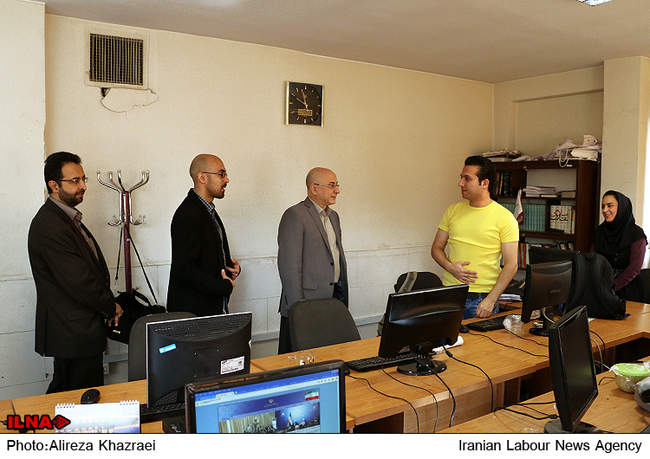 حضور علی مرادخانی معاون هنری وزیر ارشاد در خبرگزاری ایلنا