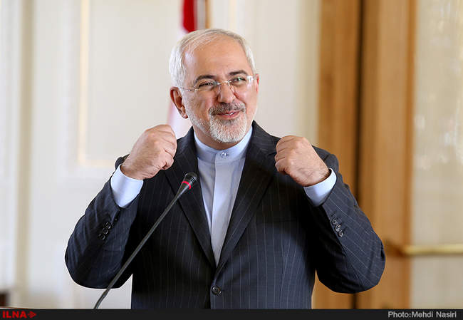 دیدار وزیرامورخارجه دانمارک با محمد جواد ظریف