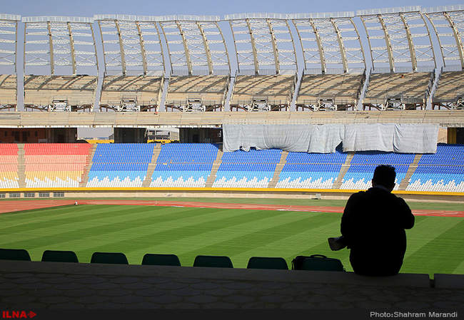 آماده سازی ورزشگاه نقش جهان برای روز افتتاحیه
