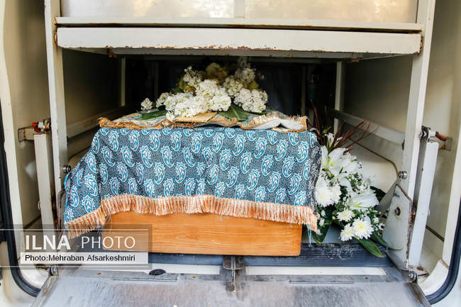 مراسم تشییع پیکر هادی مرزبان