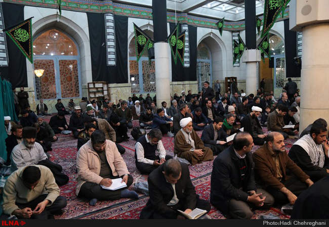 مراسم بزرگداشت مرحوم غضنفر رکن آبادی در مسجداعظم قم