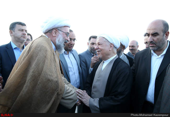 ورود رئیس مجمع تشخیص مصلحت نظام به مشهد