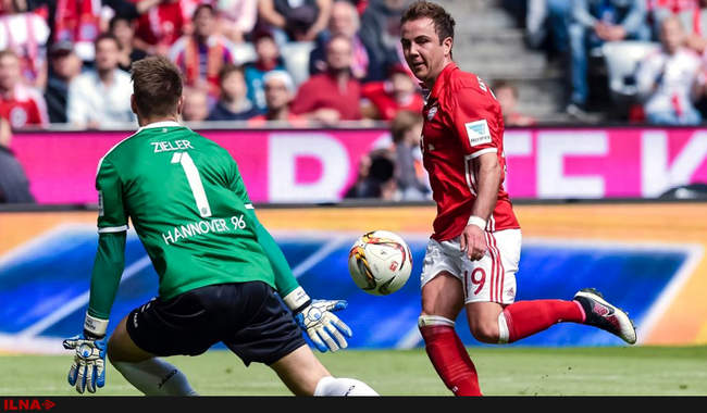 پیروزی پر گل بایرن مقابل هانوفر 