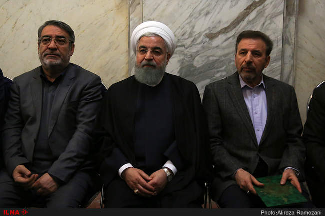 مراسم ترحیم جانباختگان سانحه کشتی سانچی