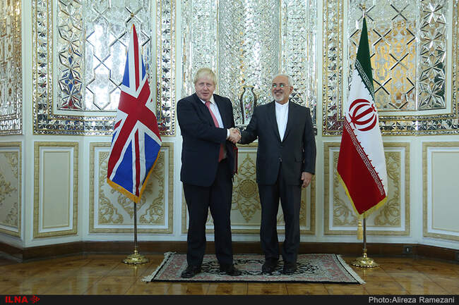 دیدار وزرای خارجه انگلیس و ایران