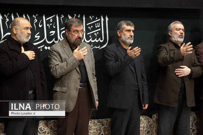 آخرین شب مراسم عزاداری حضرت فاطمه‌زهرا (س) با حضور رهبر معظم انقلاب