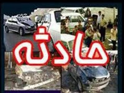 برخورد شدید تریلی با خودروی سواری پژو در فریمان