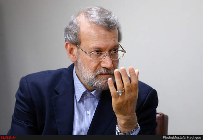 دیدار علی لاریجانی با رییس مجلس اعیان انگلیس