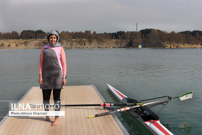 تمرینات تیم های ملی قایقرانی بانوان و آقایان