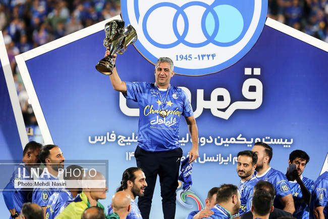 جشن قهرمانی تیم فوتبال استقلال