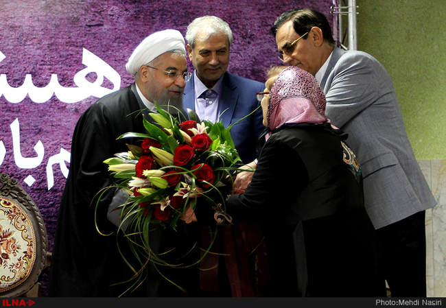 دیدار رئیس جمهور از خانه سالمندان و معلولین مجتمع قدس