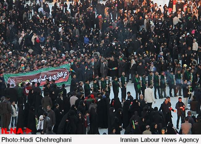مراسم پیاده روی عزاداران حسینی