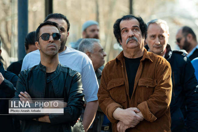 مراسم تشییع پیکر عنایت بخشی