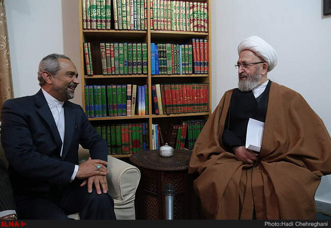 سفر محمد نهاوندیان به قم