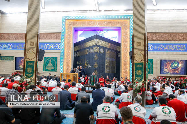 مراسم ختم مادر رئیس جمعیت هلال احمر 