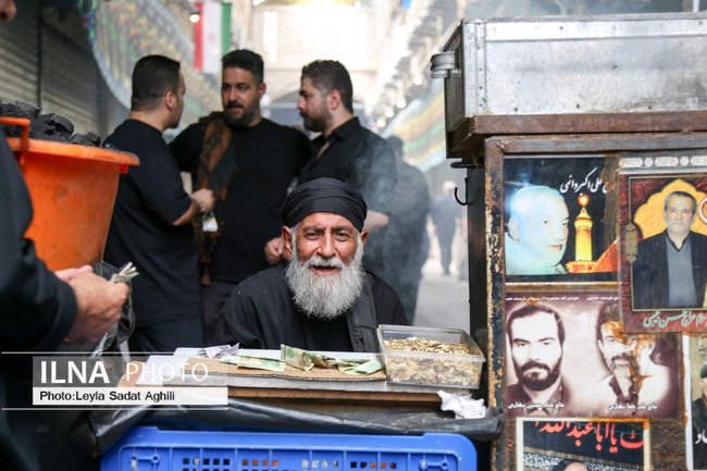 عزاداری تاسوعای حسینی در بازار تهران