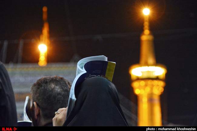 احیای شب نوزدهم ماه مبارک رمضان در حرم امام رضا (ع)