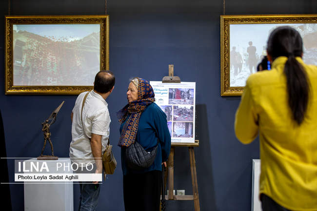 مراسم افتتاحیه نمایشگاه هنری نغمه‌های بی صدا