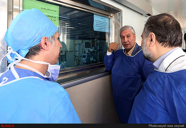 عیادت وزیر تعاون، کار و رفاه اجتماعی از مصدومین حادثه ذوب آهن اصفهان 