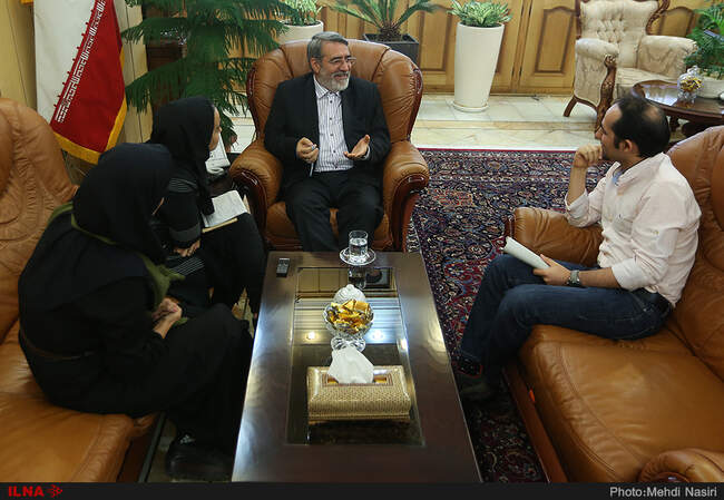 گزارش تصویری گفت‌وگوی اختصاصی وزیر کشور با خبرگزاری ایلنا 
