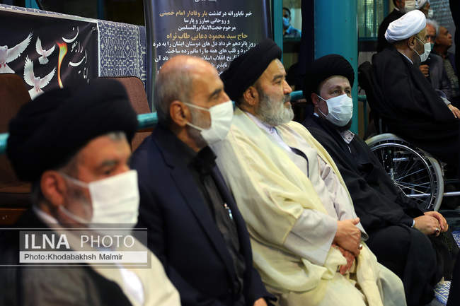 مراسم وداع با پیکر حجت الاسلام و المسلمین دعایی