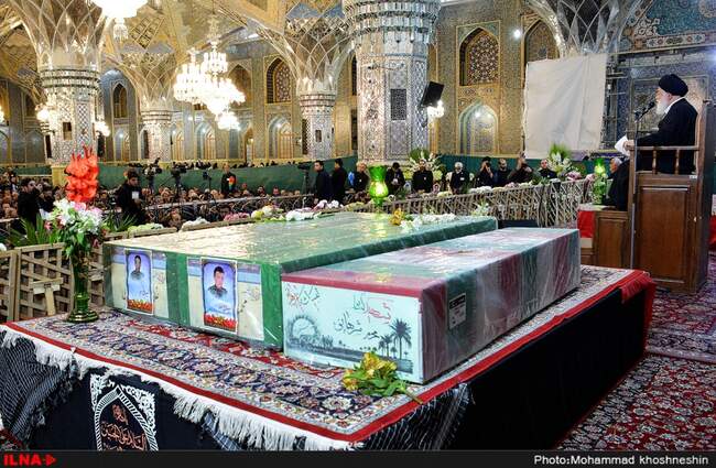 اجتماع عظیم عزاداران فاطمی و تشییع شهدای گمنام و مدافع حرم - مشهد