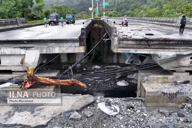 تصاویری از خسارات طوفان راگاسا در جنوب چین 