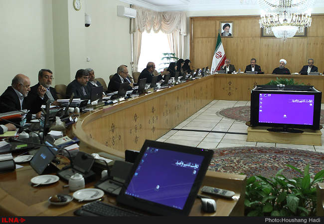 جلسه امروز هیات دولت