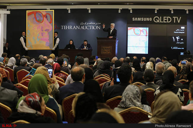 دهمین حراج آثار هنری در هتل پارسیان آزادی