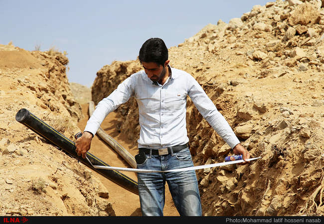 عملیات گازرسانی به روستاهای کوهستانی و صعب العبور سنندج