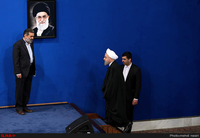 دیدار معاونین و مدیران ارشد بنیاد مسکن انقلاب با رئیس جمهور