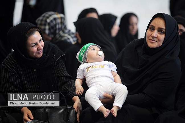  مراسم شیرخوارگان حسینی در شهر سودرجان