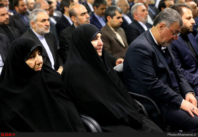 دیدار وزیر امور خارجه، سفیران و مسئولان نمایندگی‌های ایران در خارج از کشور با رهبر