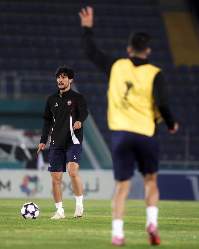 گزارش تصویری آخرین جلسه تمرینی تراکتور پیش از دیدار با نسف قارشی ازب