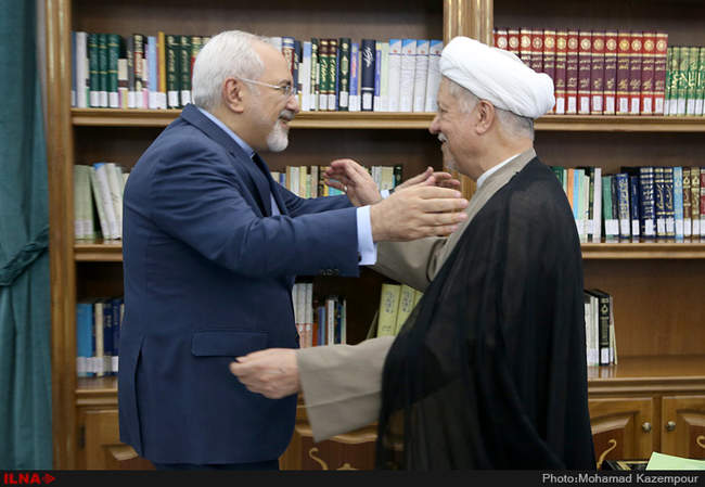 دیدار وزیر امور خارجه  با آیت‌الله هاشمی رفسنجانی