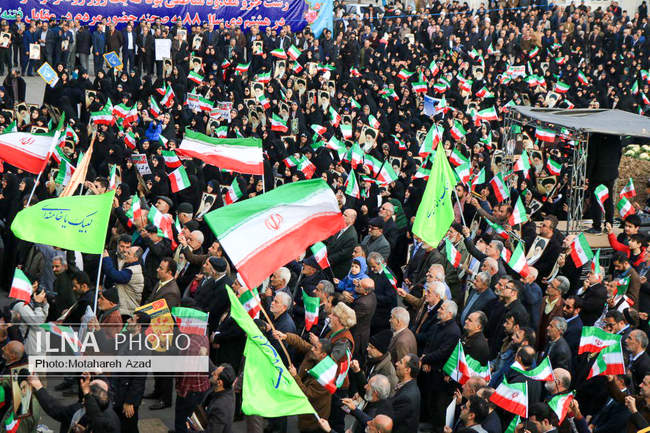 مراسم بزرگداشت 9دی در رشت